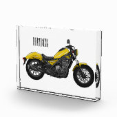 Motorrijwiel, cartoon fotoblokken (Rechts)