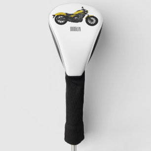 Motorrijwiel, cartoon golfheadcover