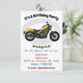 Motorrijwiel, cartoon kaart (Staand voorkant)