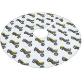 Motorrijwiel, cartoon kerstboom rok (Gekanteld)