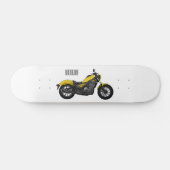 Motorrijwiel, cartoon persoonlijk skateboard (Horizontaal)