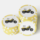 Motorrijwiel, cartoon poker chips (Opstapeling)