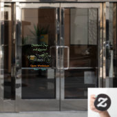 Motorrijwiel cartoon van militaire kruiser raamsticker (Kantoordeur)