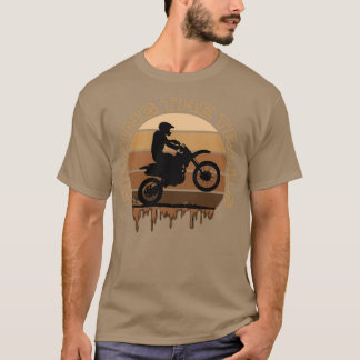 Motorrijwiel De trails afknippen T-shirt