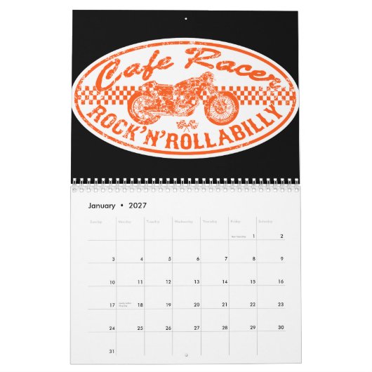 Motorrijwiel Kalender (Jan 2027)