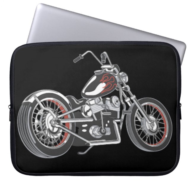 Motorrijwiel. Laptop Sleeve (Voorkant)