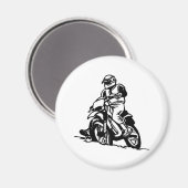 Motorrijwiel Magneet (Voorkant / Achterkant)