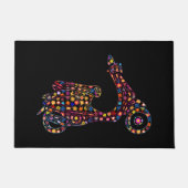 Motorrijwiel met ventilator deurmat (Voorkant)