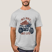 Motorrijwiel met vleugels t-shirt (Voorkant)