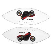 Motorrijwiel met wolkruisstijl american football (Panelen)