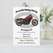 Motorrijwiel met wolkruisstijl kaart (Staand voorkant)