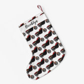 Motorrijwiel met wolkruisstijl kleine kerstsok (Achterkant (Hangend))