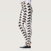 Motorrijwiel met wolkruisstijl leggings (Links)