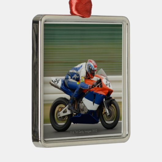Motorrijwiel Metalen Ornament (Rechts)
