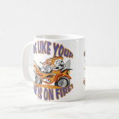 Motorrijwiel Mok (Voorkant links)