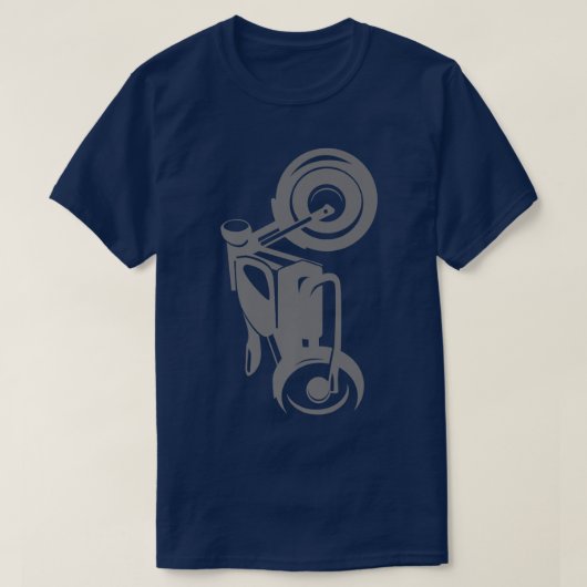 Motorrijwiel - motorfiets 810 t-shirt (Design voorkant)