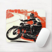 Motorrijwiel Muismat (Met muis)