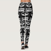 Motorrijwiel rijm niet grijs om draaien leggings (Achterkant)