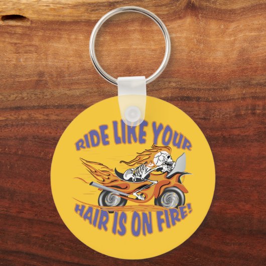 Motorrijwiel Sleutelhanger (Voorkant)