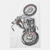 Motorrijwiel. Theedoek (Verticaal)