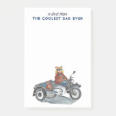 Motorrijwiel Vaderdag Koudste vader ooit Post-it® Notes (Voorkant)