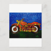 Motorrijwiel van de muis briefkaart (Voorkant)