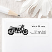 motorrijwiel verstelbaar grafisch etiket (Insitu)