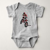 Motorrijwiel voor Baby Romper (Voorkant)