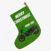 Motorrijwiel - Vroegere kerst Grote Kerstsok (Achterkant (Hangend))