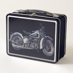 Motorrijwiel - Zwarte lunchbox