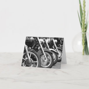 Motorrijwielen Blank Note Kaart