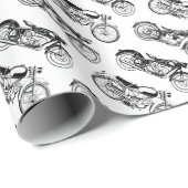 Motorrijwielen Cadeaupapier (Rol Hoek)