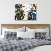 Motorrijwielen Canvas Afdruk (Insitu (Slaapkamer))