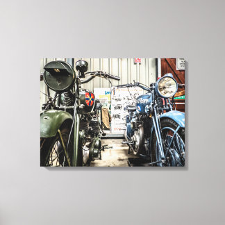 Motorrijwielen Canvas Afdruk