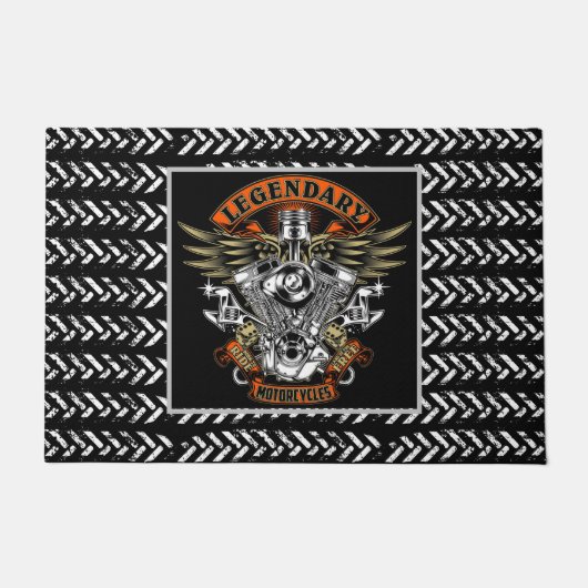 Motorrijwielen Deurmat (Voorkant)