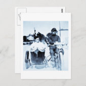  motorrijwielen en zijspan briefkaart (Voorkant / Achterkant)