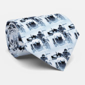  motorrijwielen en zijspan stropdas (Opgerold)