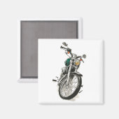 Motorrijwielen in inkt I Magneet (Voorkant / Achterkant)