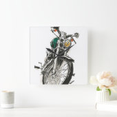 Motorrijwielen in inkt I Vierkante Klok (Huis)