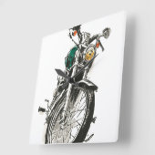 Motorrijwielen in inkt I Vierkante Klok (Hoek)