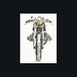 Motorrijwielen in inkt II Canvas Afdruk<br><div class="desc">Motorrijwielen in Ink II door Annie Warren</div>