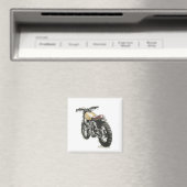 Motorrijwielen in inkt III Magneet (Insitu (Vaatwasser))