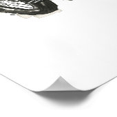 Motorrijwielen in inkt III Poster (Hoek)