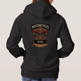 motorrijwielen met riem naar de schedel, naar de l hoodie