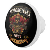 motorrijwielen met riem naar de schedel, naar de l keramische knop (Rechts)