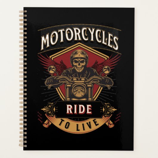 motorrijwielen met riem naar de schedel, naar de l planner (Voorkant)