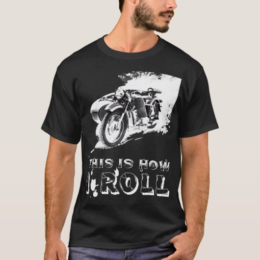 Motorrijwielen met zijspan t-shirt (Voorkant)
