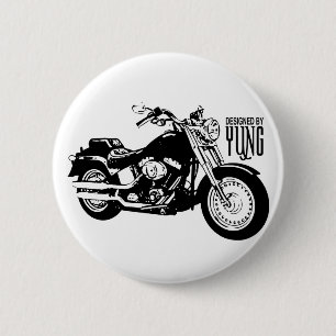 Motorrijwielen Ronde Button 5,7 Cm