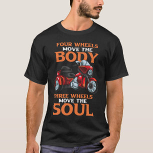 Motorrijwieler driewieler motorfiets t-shirt