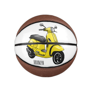 Motorrijwielillustratie cartoon basketbal